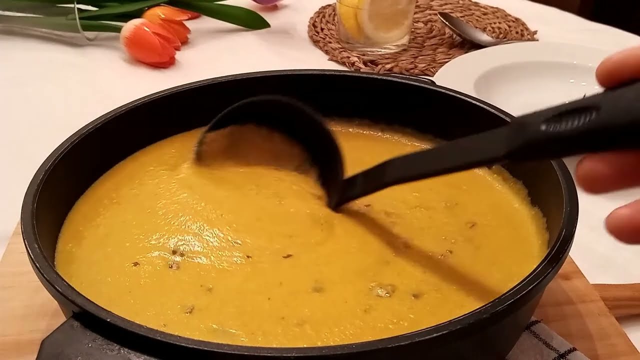 crema de brocoli y calabaza