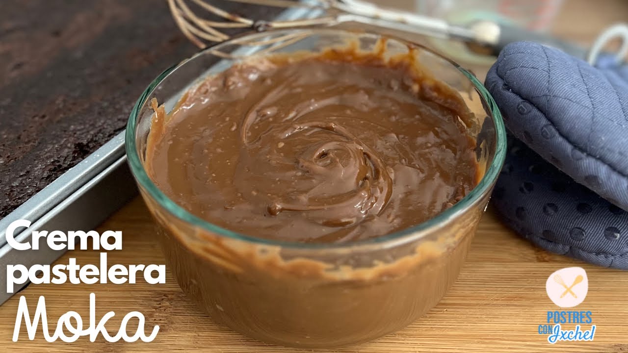 crema de café para rellenar bizcochos