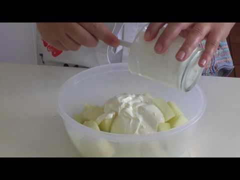 crema de melón con yogur