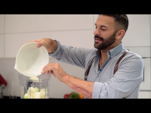 crema de melon y pepino