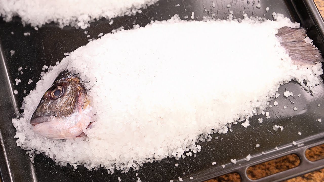dorada a la sal tiempo por kilo