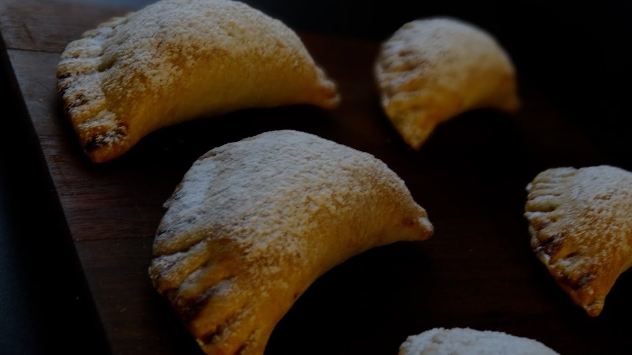 empanadillas cabello de ángel al horno