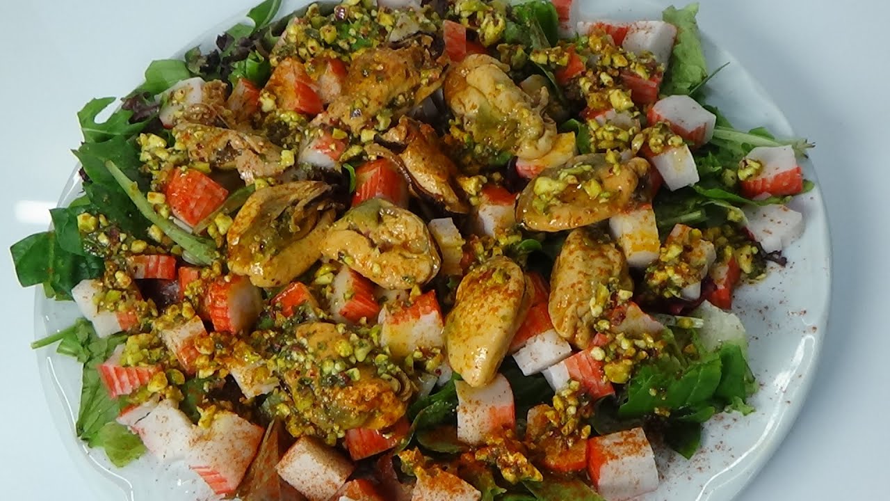 ensalada de mejillones en escabeche