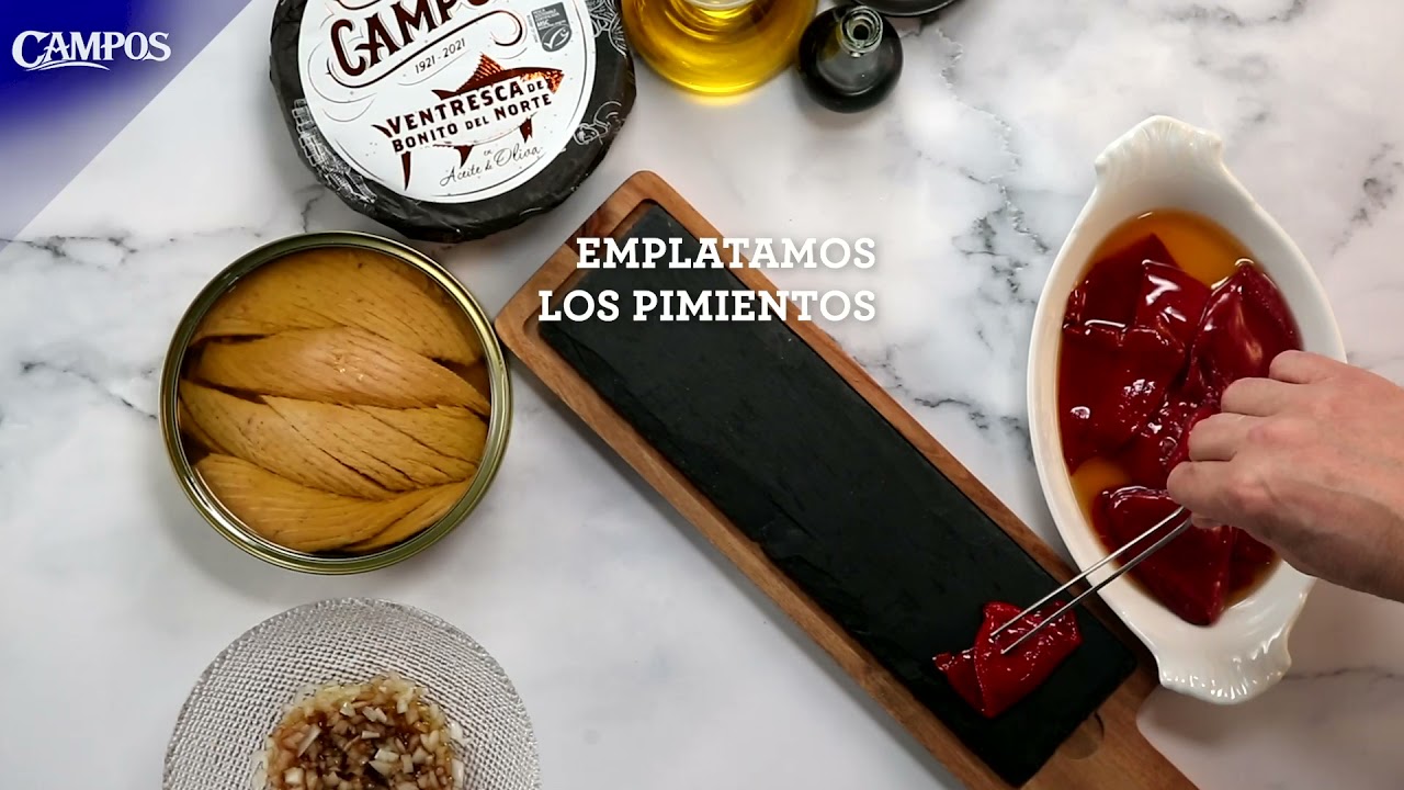 ensalada de pimientos del piquillo y ventresca