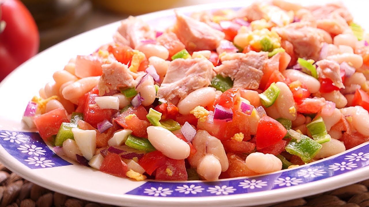ensalada de pochas a la vinagreta