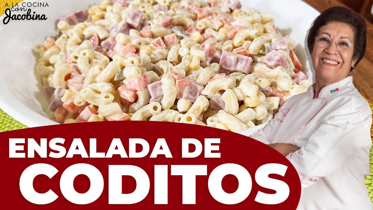 ensaladas de pasta con jamon