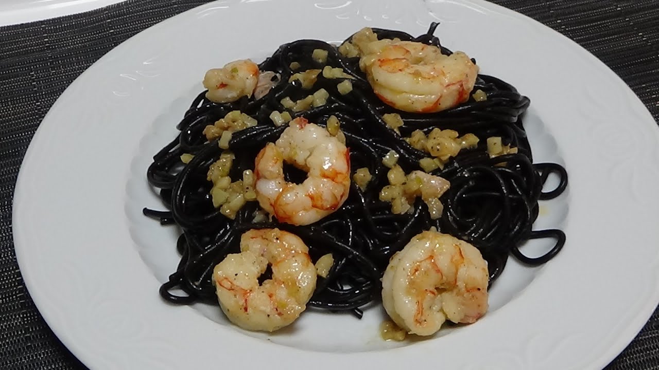 espaguetis tinta de calamar arguiñano