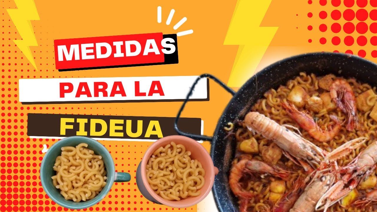 fideuá para 20 personas cantidades