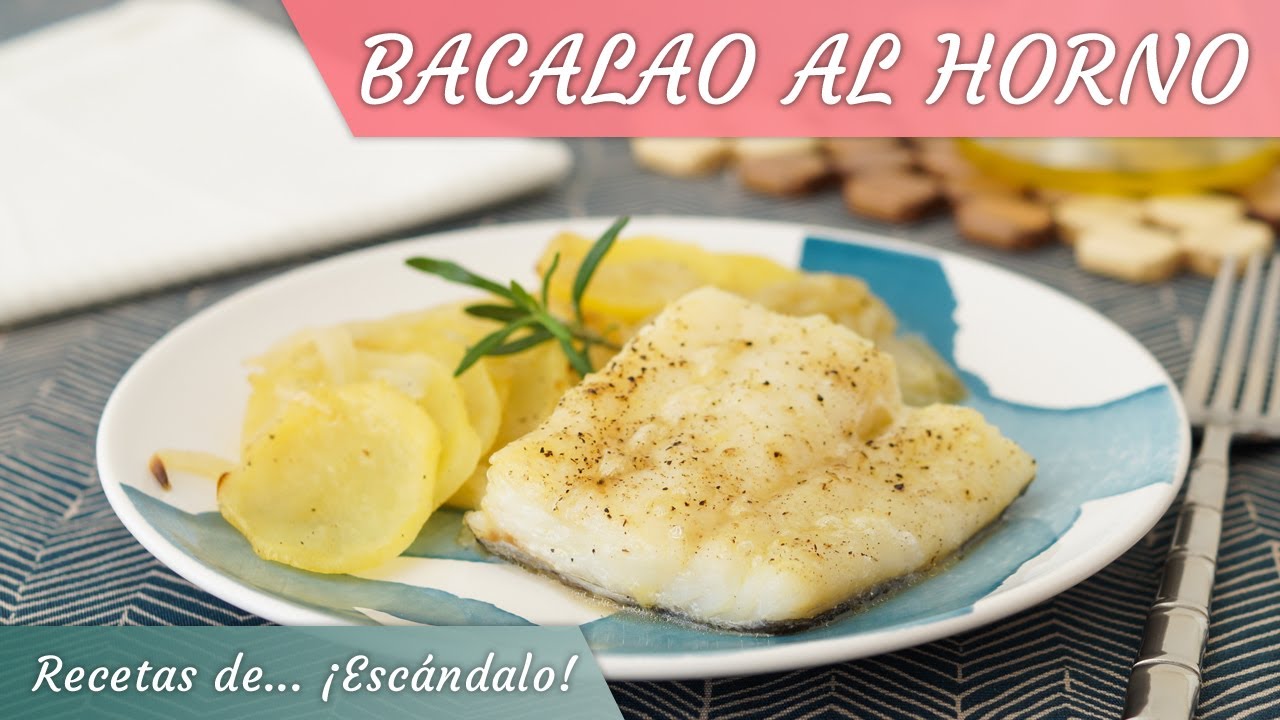 filete de bacalao al horno