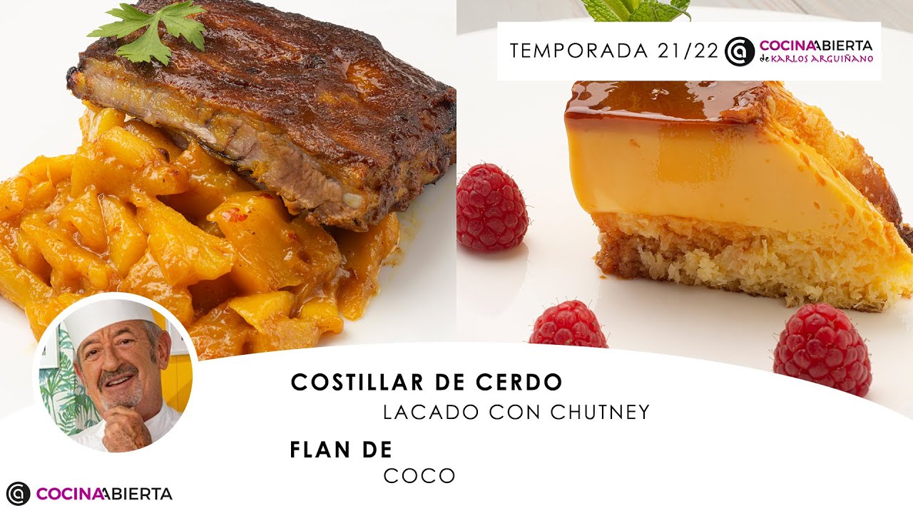 flan de coco de karlos arguiñano