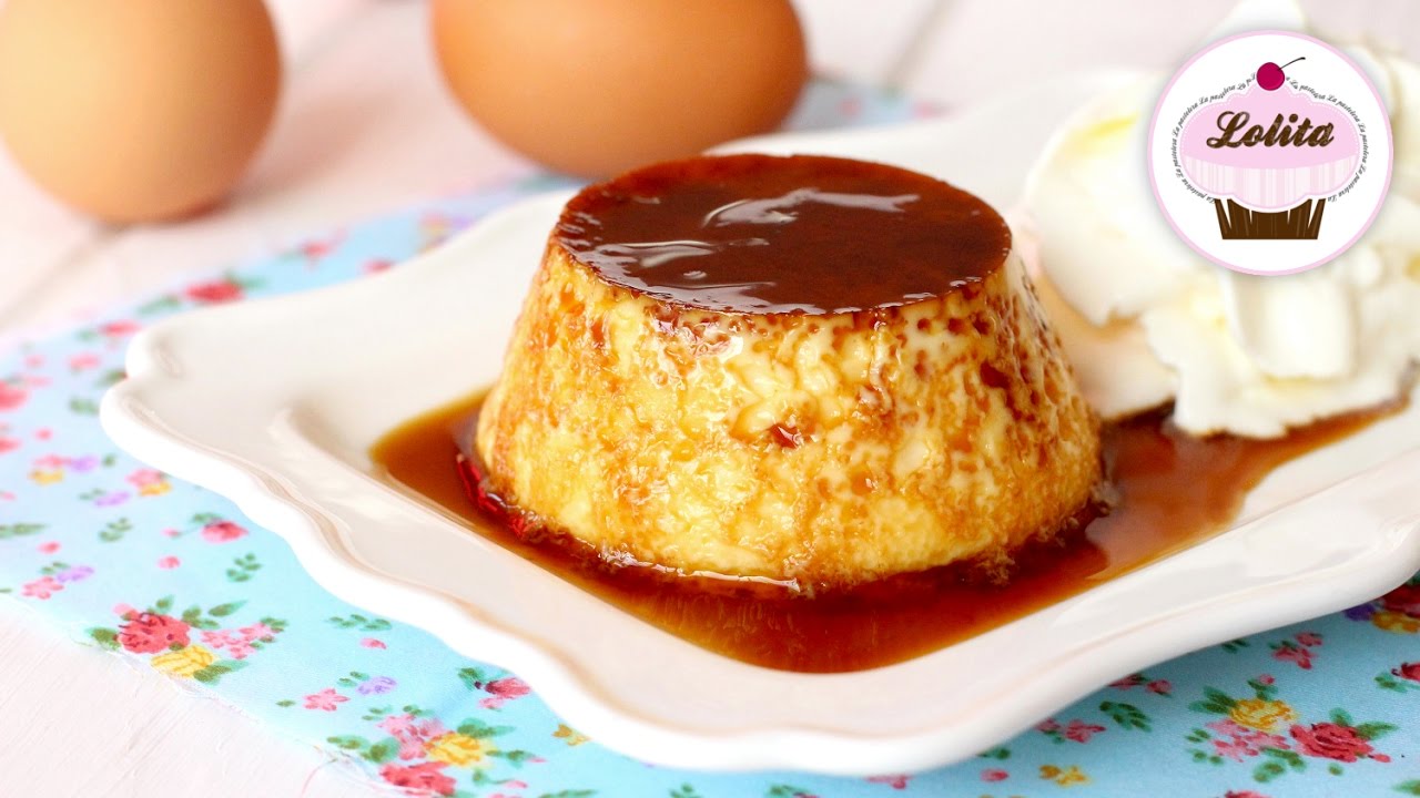 flan de huevo casero al baño maria