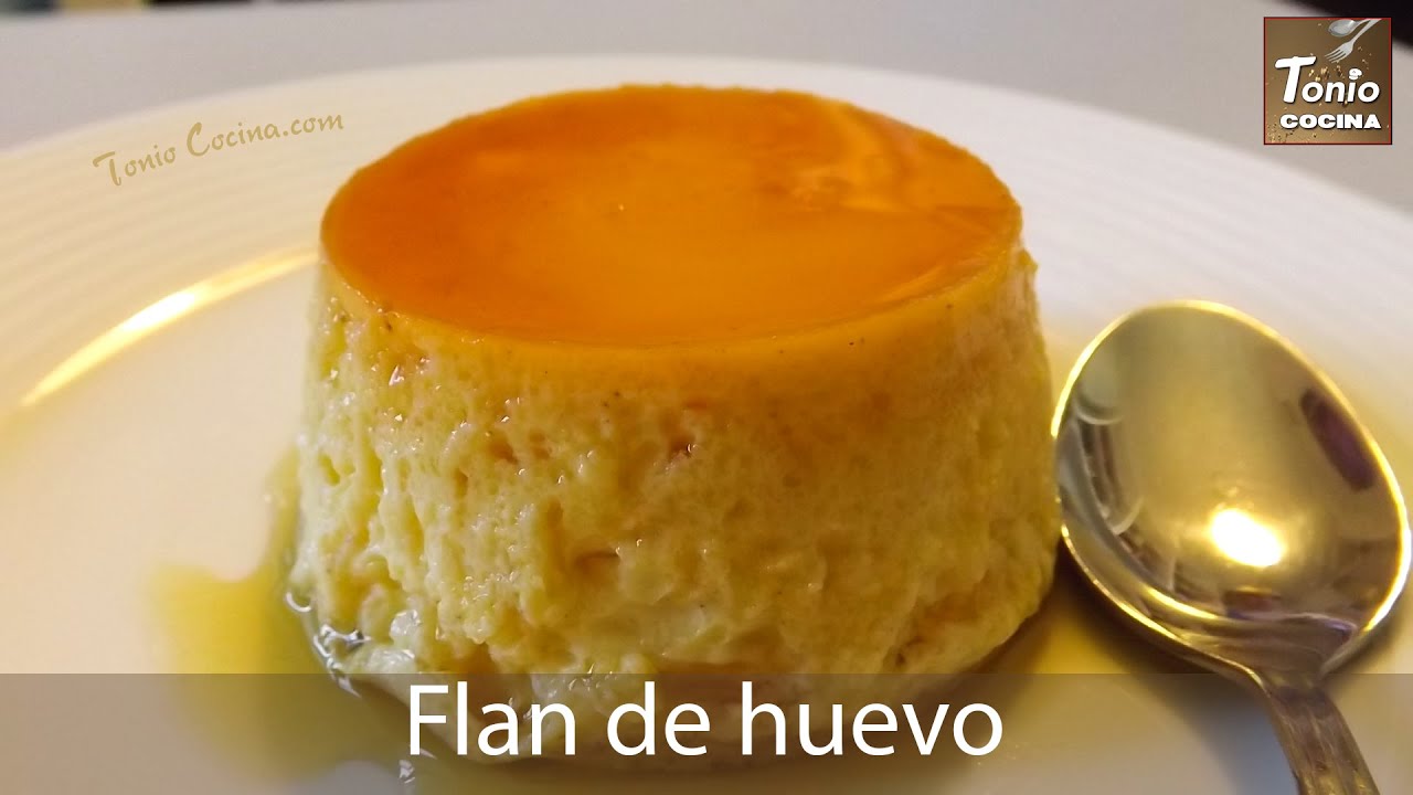 flan de huevo en olla normal
