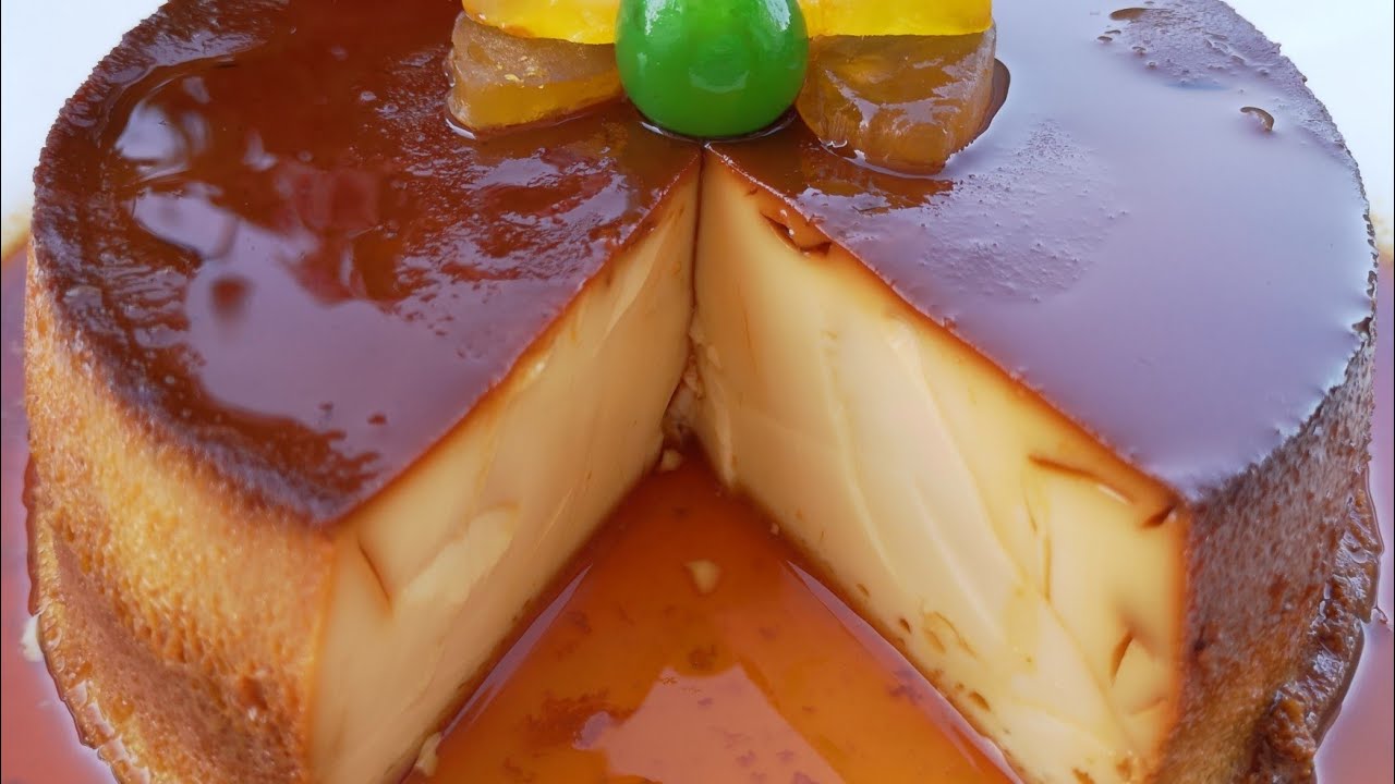 flan de leche condensada al baño maría sin horno