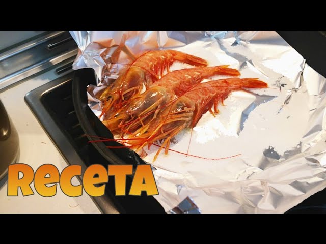 gambas al horno papel aluminio