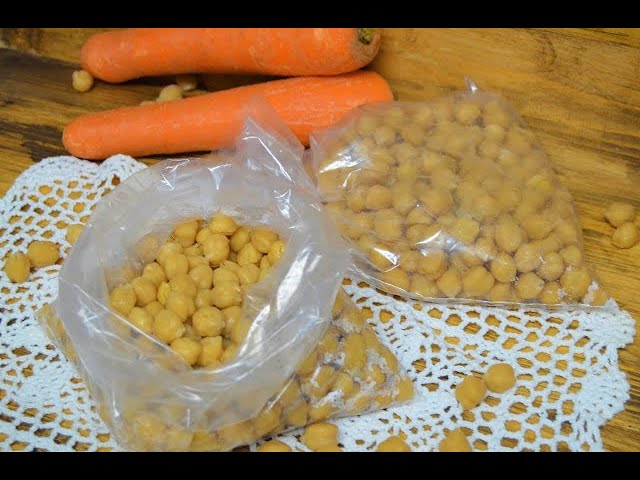 garbanzos congelados tiempo de cocción