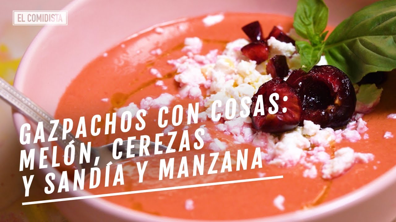 gazpacho de melon y manzana