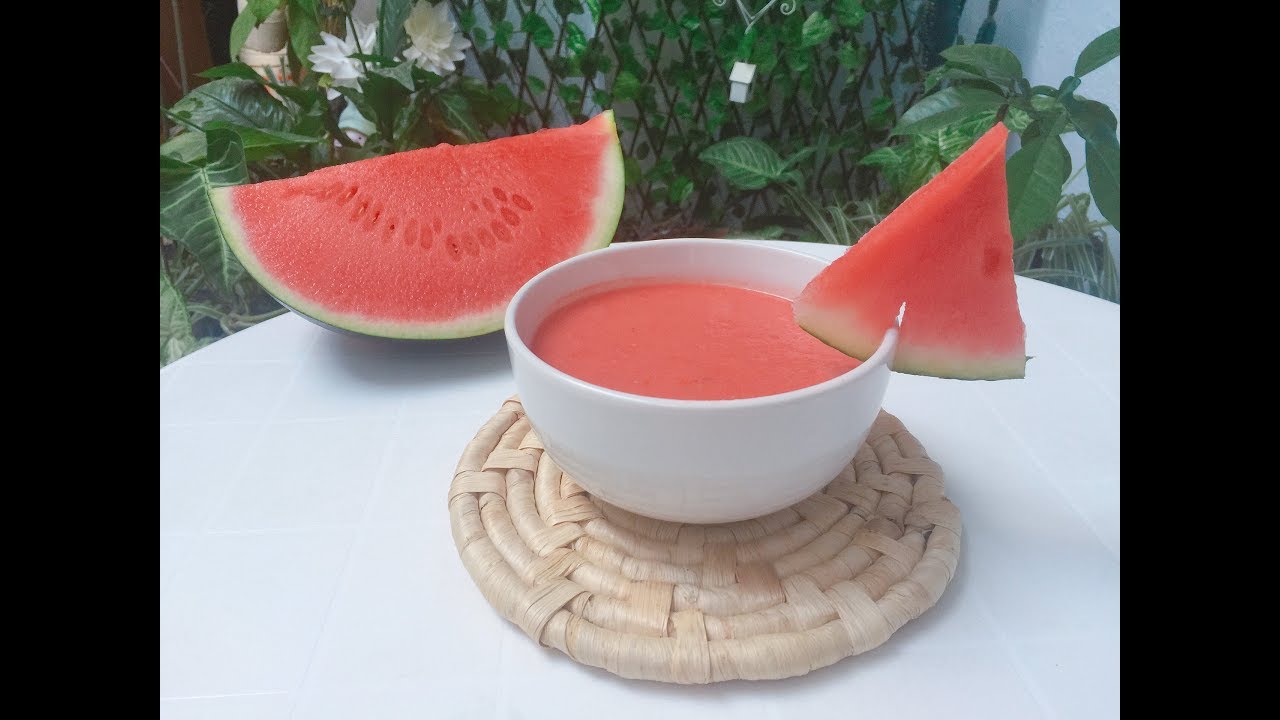 gazpacho de sandia monsieur cuisine