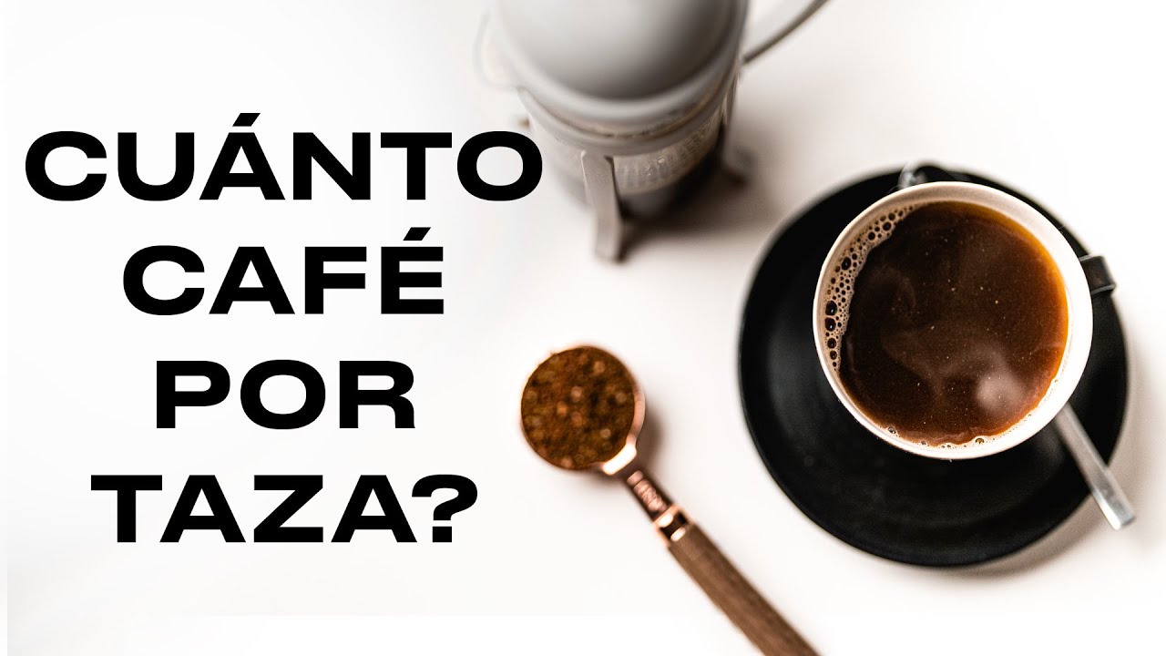 gramos de cafe por taza
