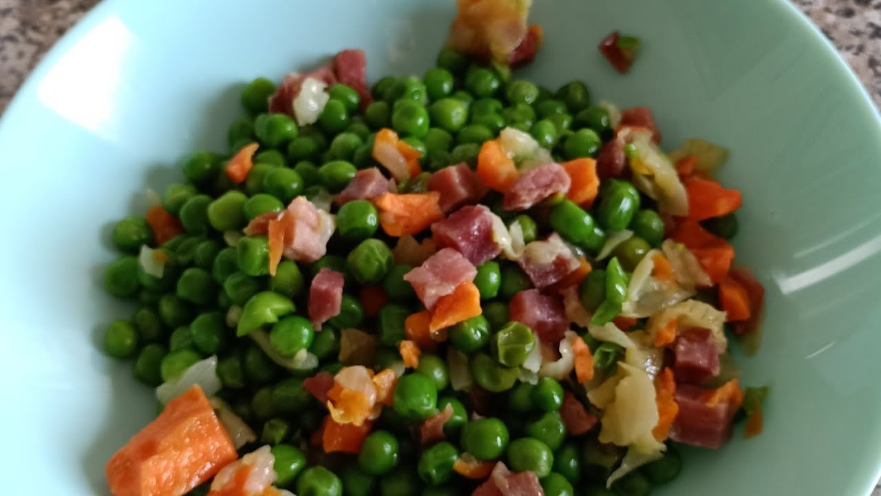 guisantes con jamón velocidad cuchara