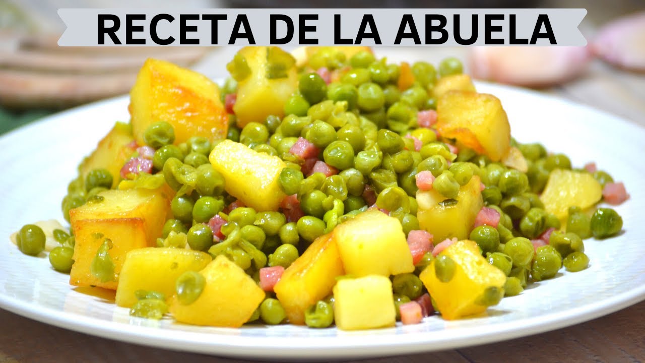 guisantes con jamon y patata