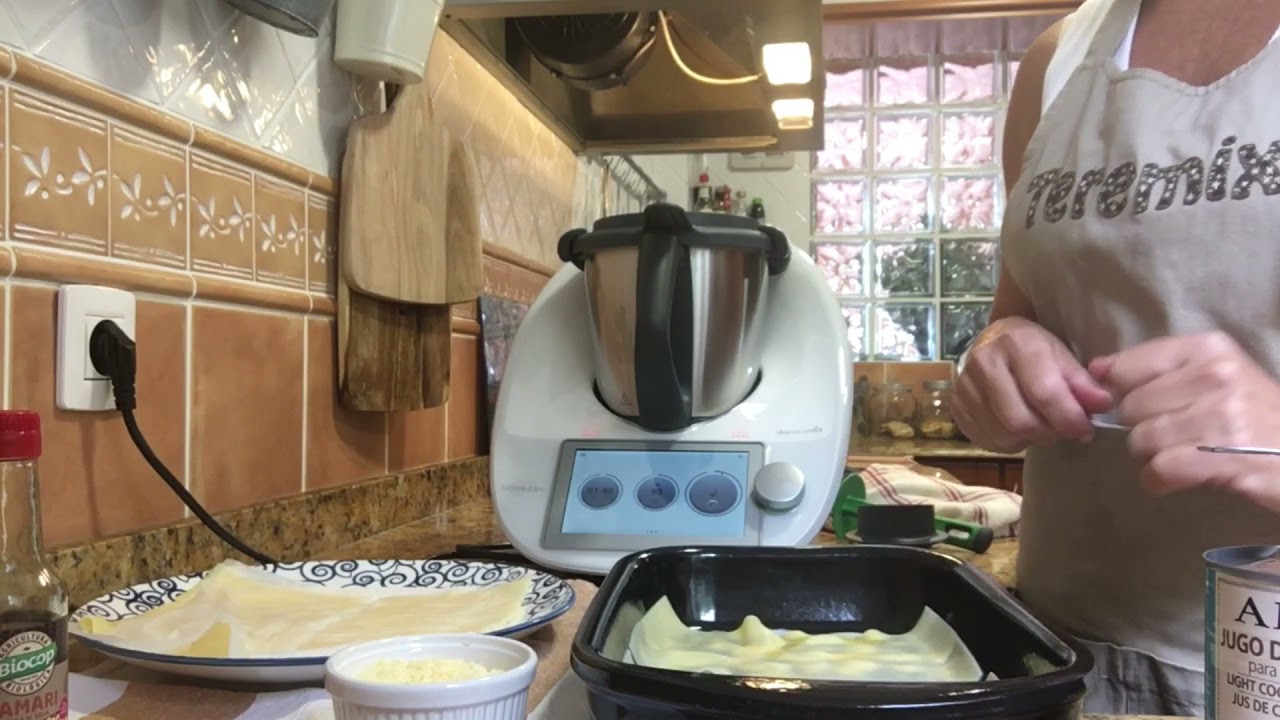 lasaña de verduras thermomix la juani