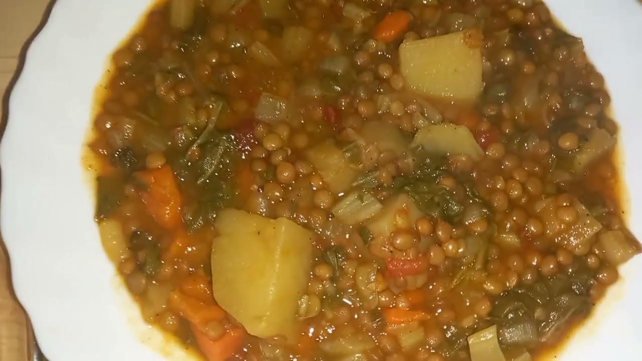lentejas con acelgas y chorizo