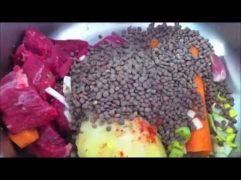 lentejas con arroz en olla express