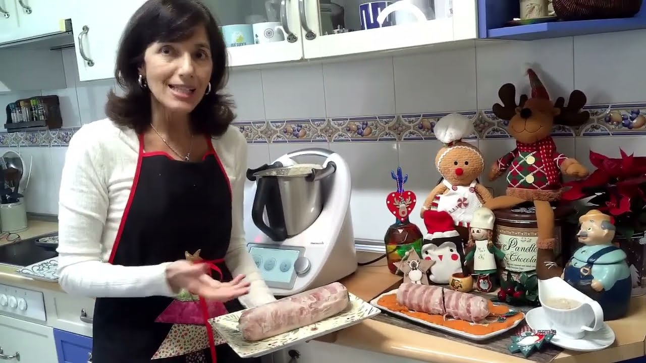 lomo de cerdo relleno thermomix