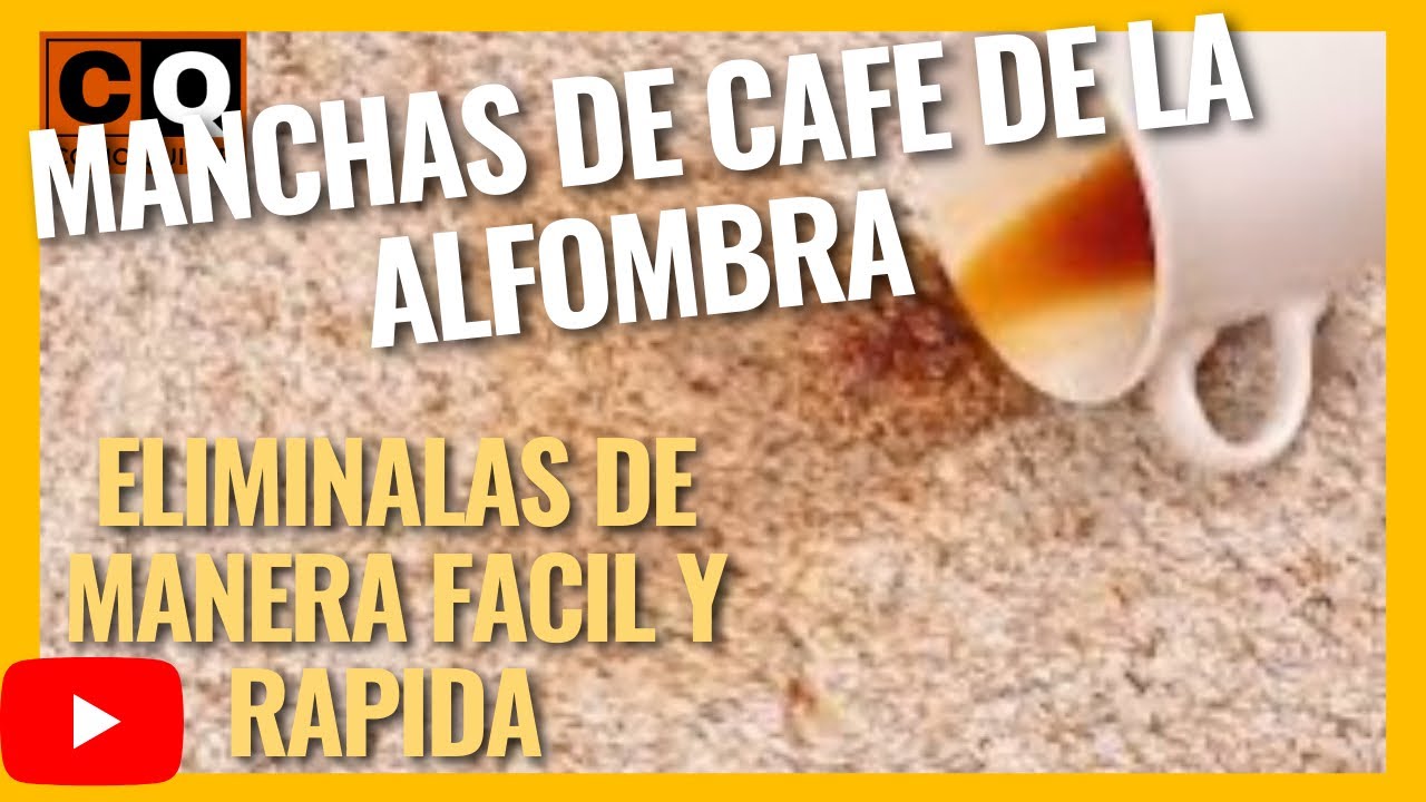 manchas de cafe en alfombra