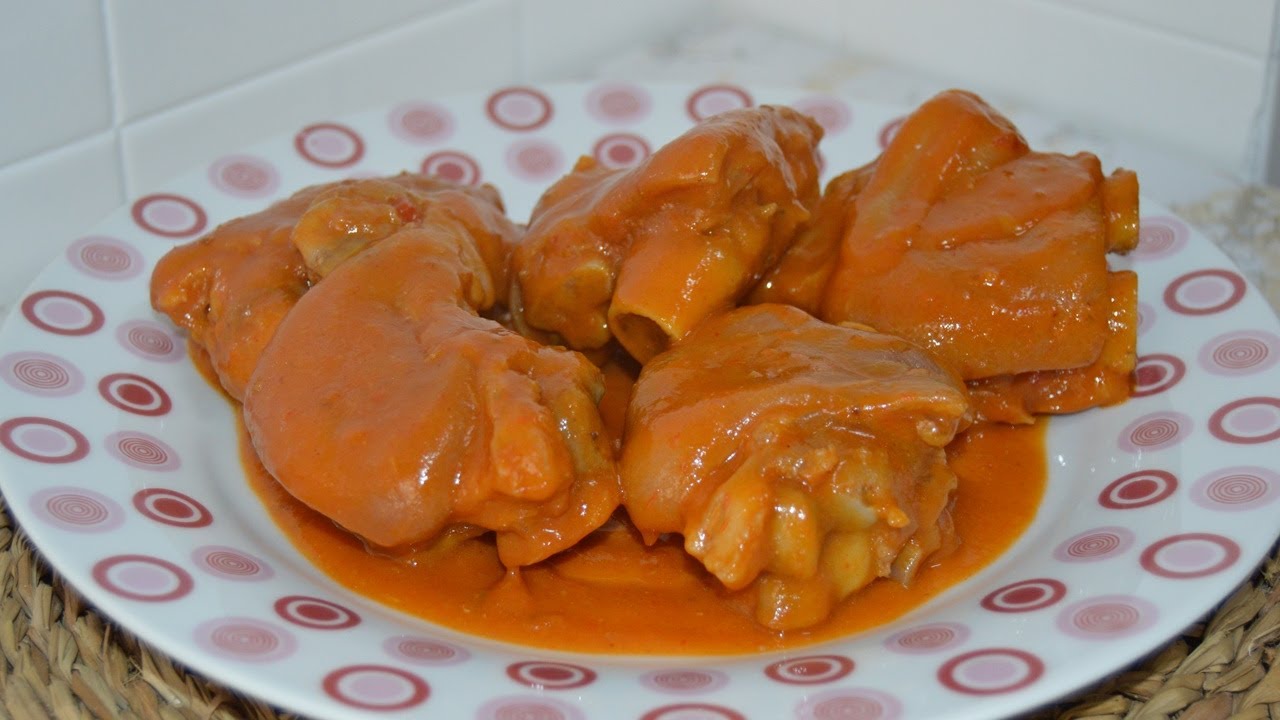 manitas de cerdo en salsa receta dela abuela