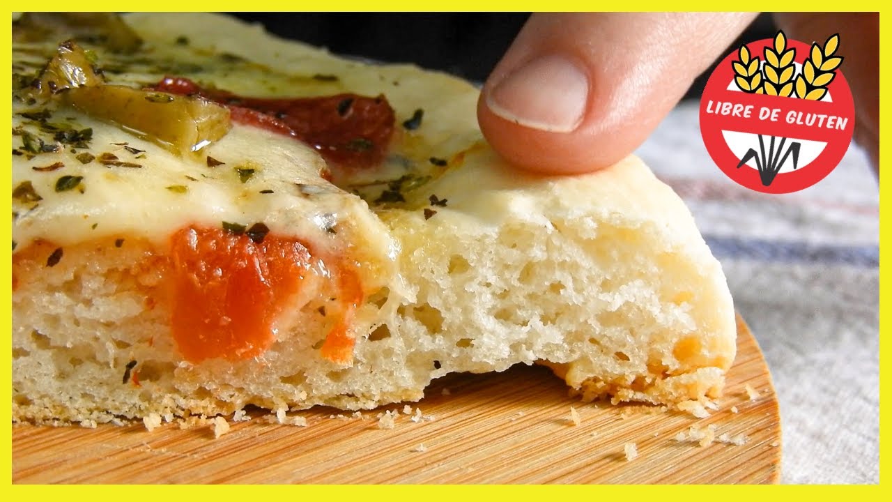 masa de pizza sin gluten y sin lactosa