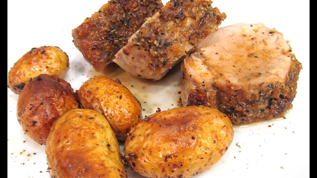 medallones de solomillo de cerdo al horno