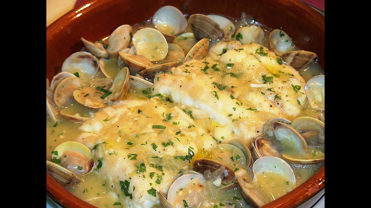 merluza en salsa verde con almejas arguiñano