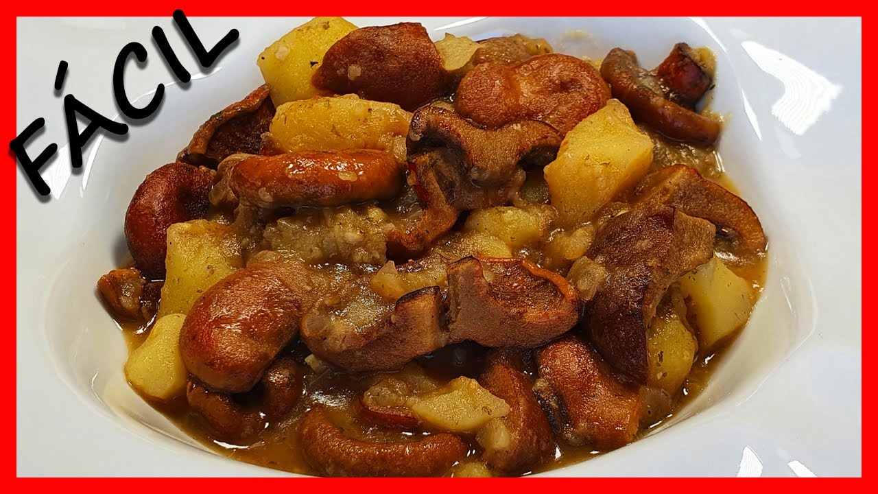 níscalos con patatas cocina casera