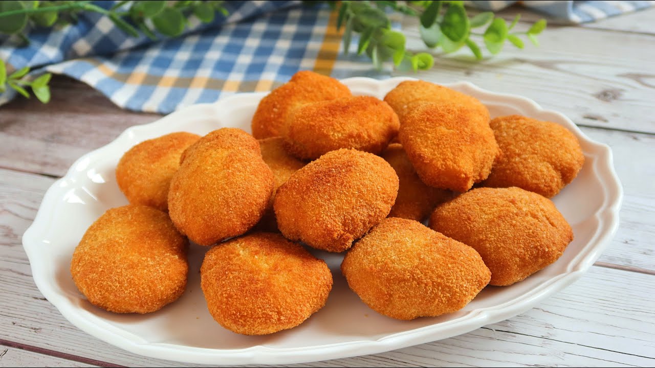 nuggets con restos de pollo asado