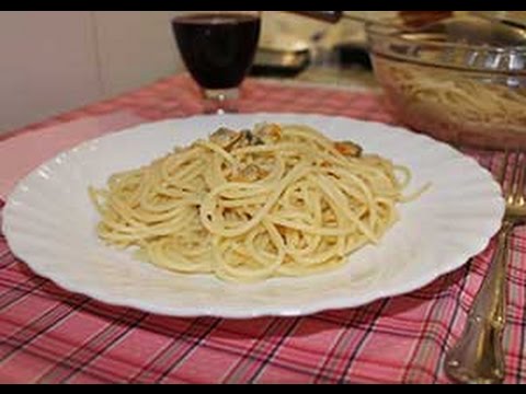 pasta con berberechos de lata