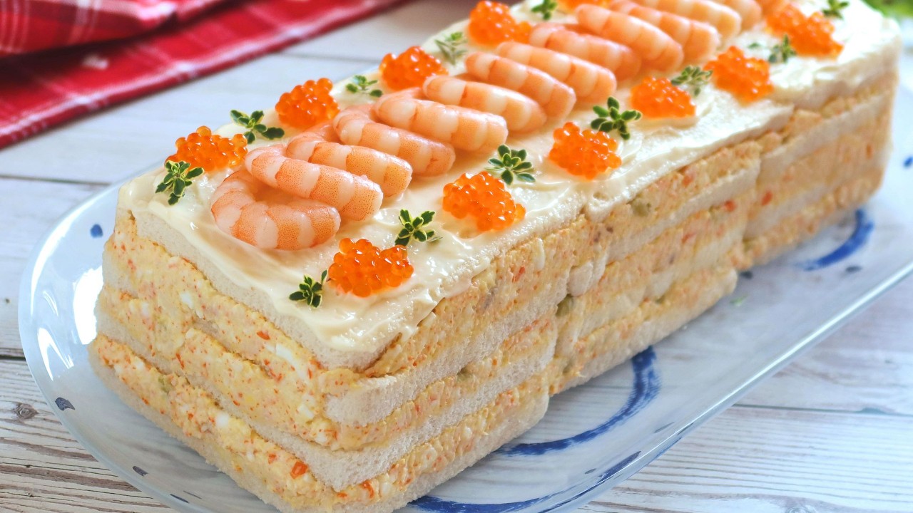 pastel de gambas y atún