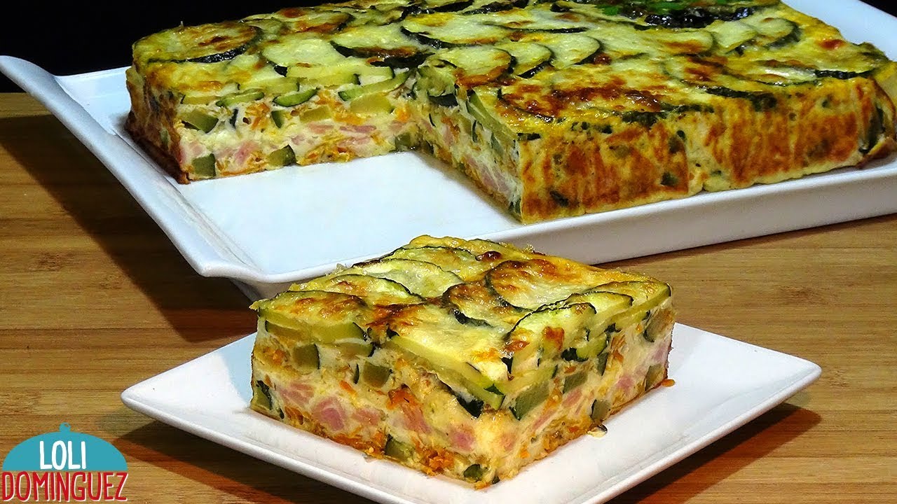 pastel de hojaldre calabacín y queso