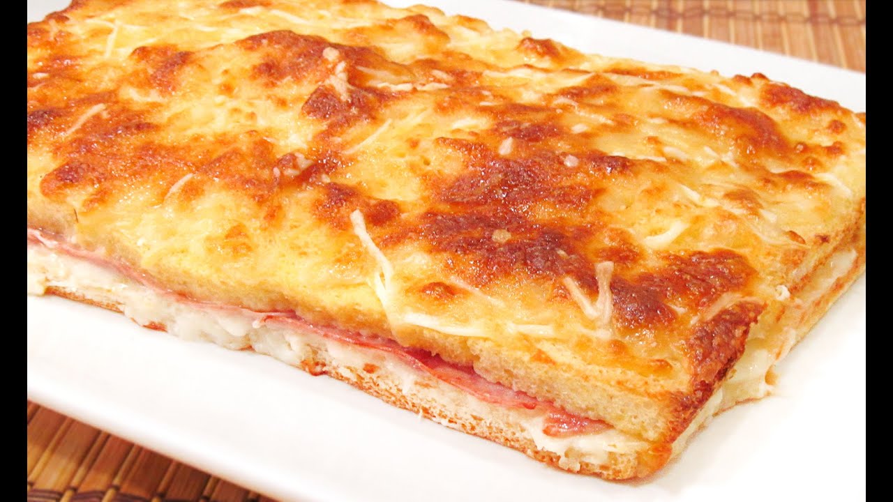 pastel jamon york y queso horno