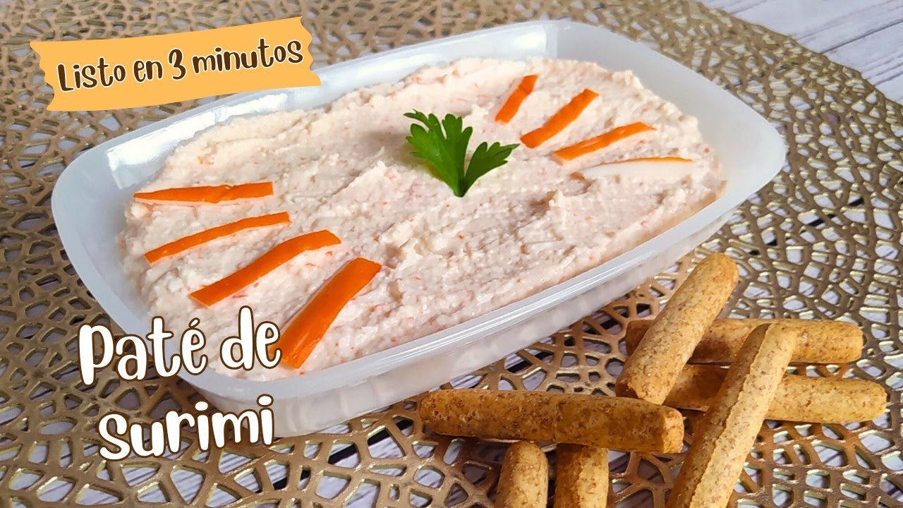 pate de palitos de cangrejo y queso philadelphia
