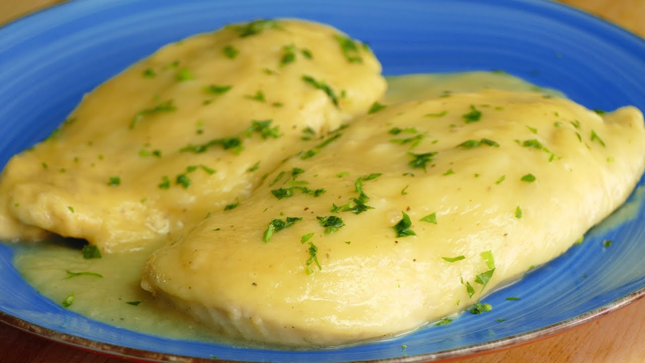 pechugas en salsa de cebolla