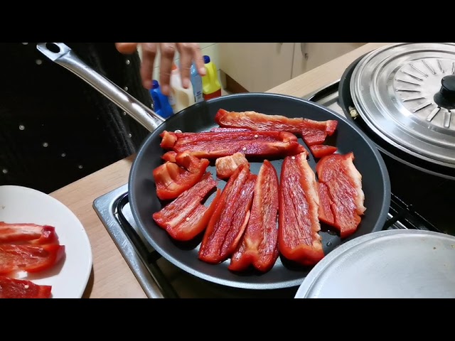 pimientos verdes a la plancha