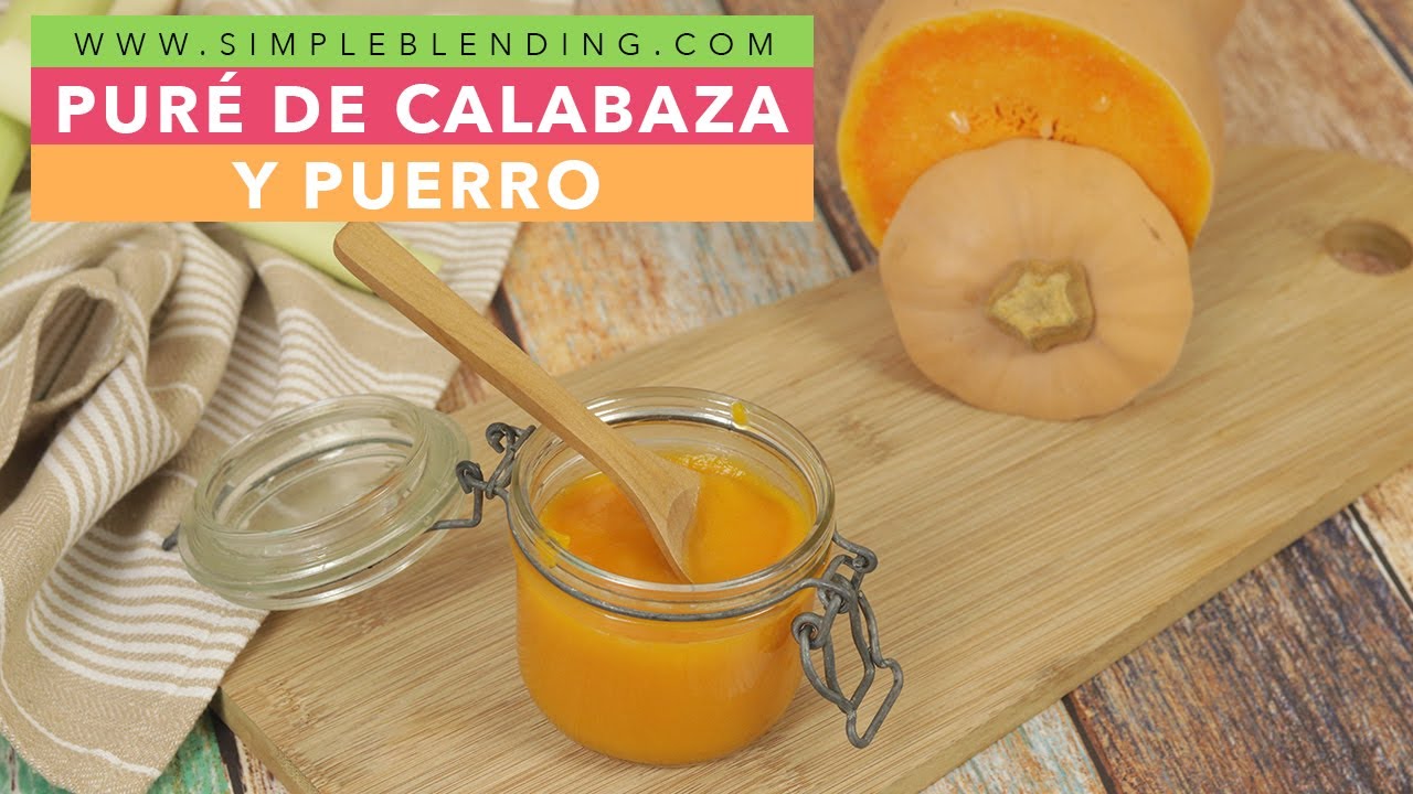 puré calabaza bebé 6 meses