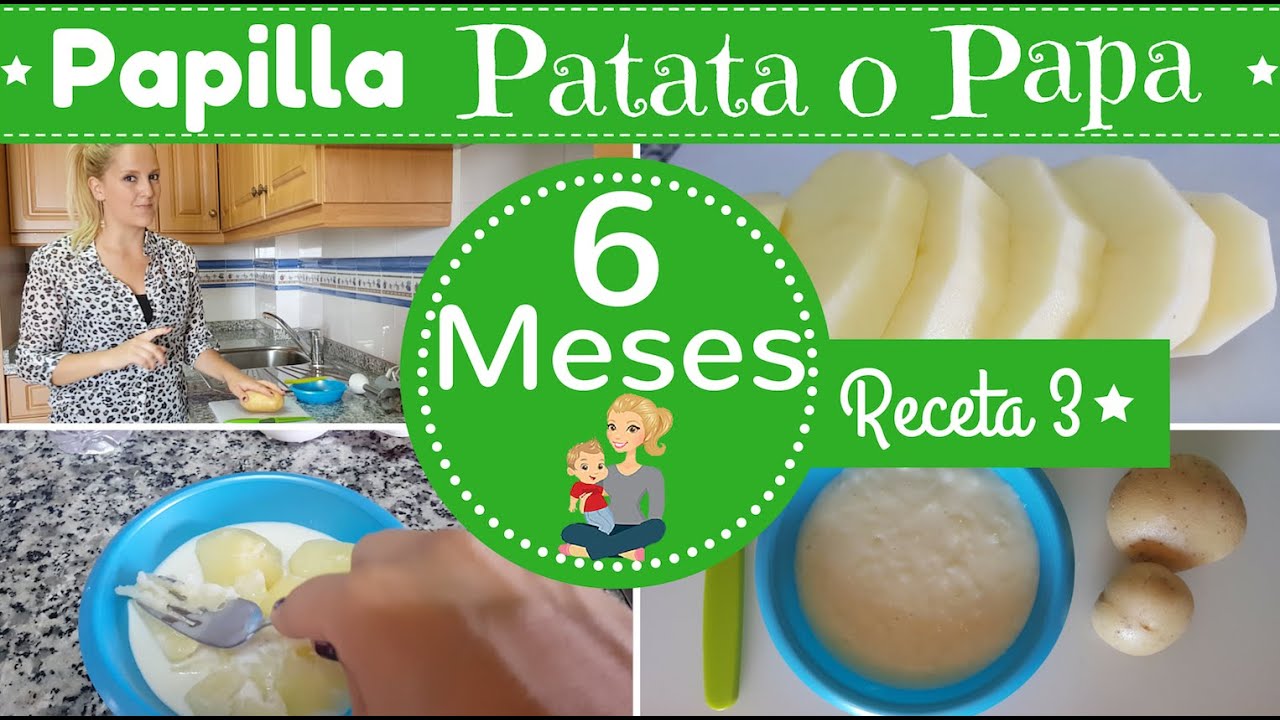pure de patatas para bebes