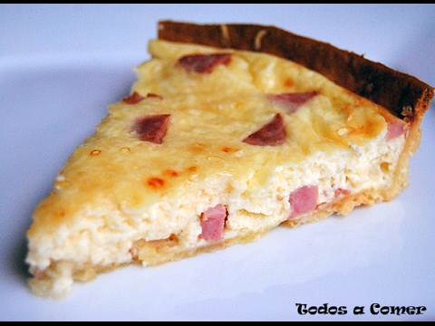 quiche de jamon y bacon
