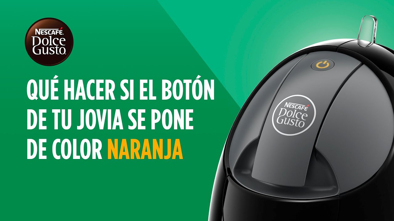 quitar luz naranja dolce gusto