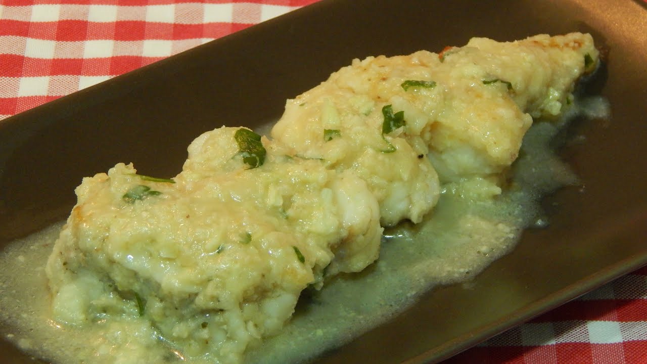 rape en salsa de almendra