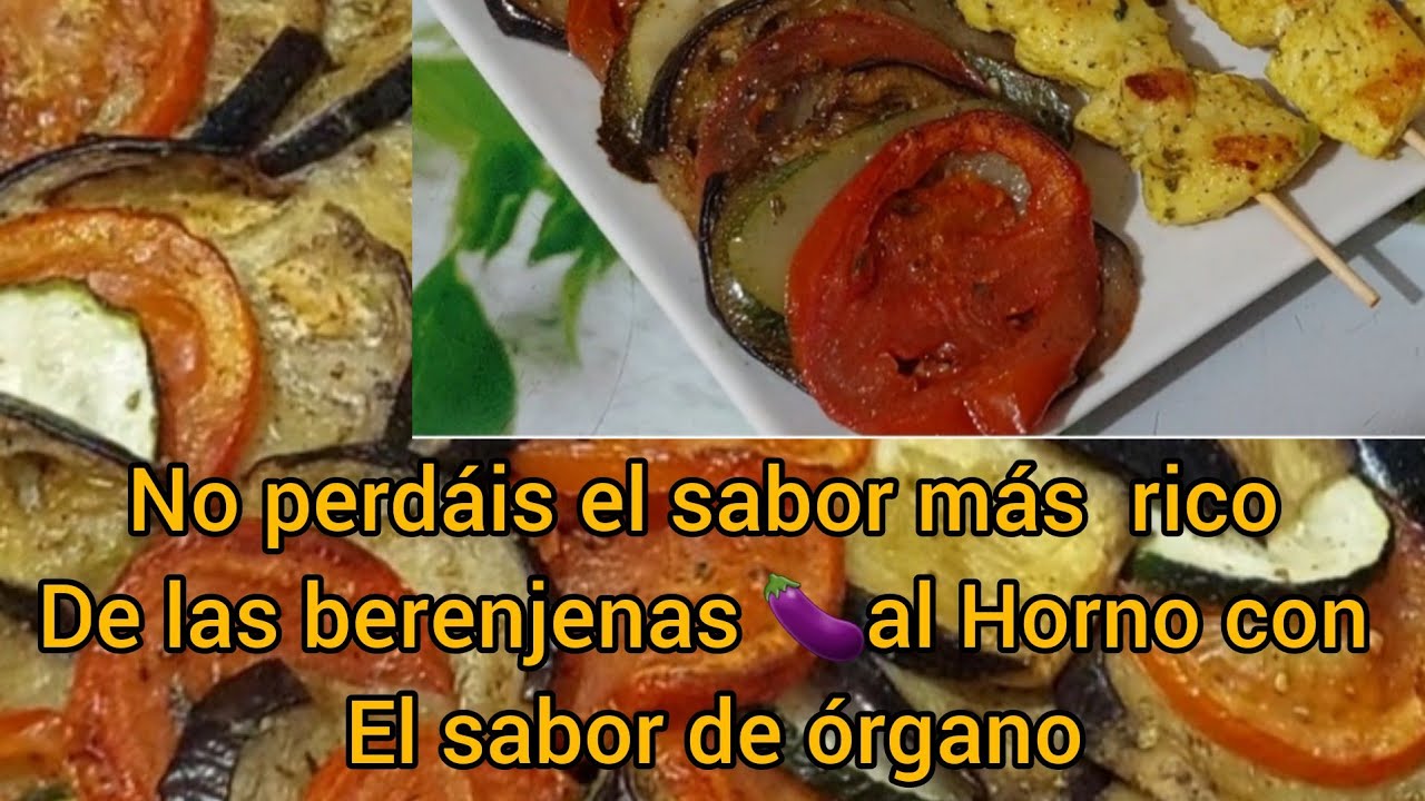 receta de berenjena calabacín y tomate al horno