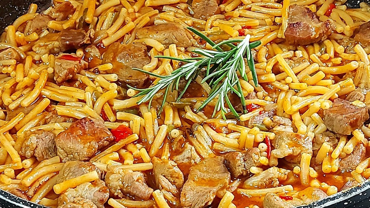 receta de fideua con carne