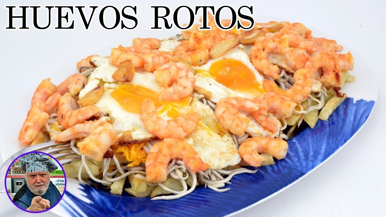 receta de gulas con gambas y huevos